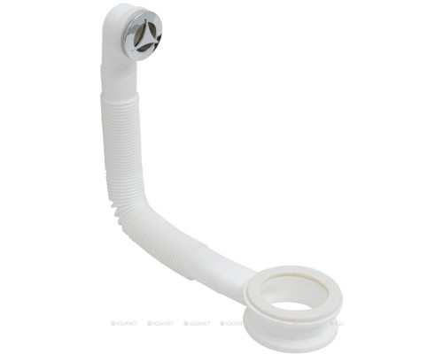 Слив-перелив для литьевых раковин Aquanet хром