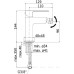 Смеситель для биде Paffoni Elle EL131NO