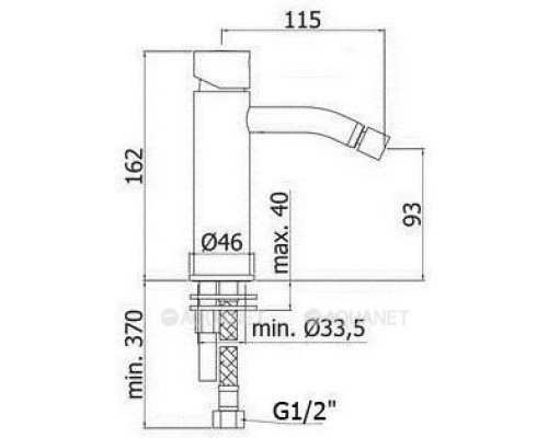 Смеситель для биде Paffoni Light LIGX131CR