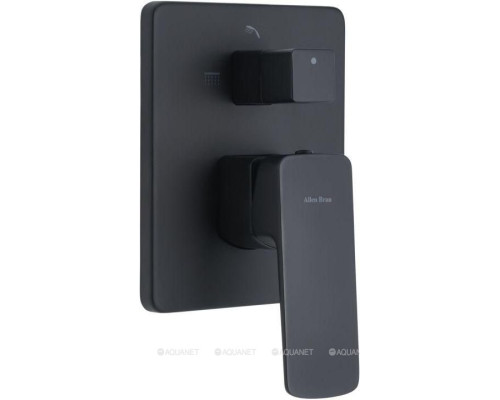Смеситель для душа Allen Brau Infinity X2 5.21014-31 (с внутренней частью, 2 выхода) черный матовый