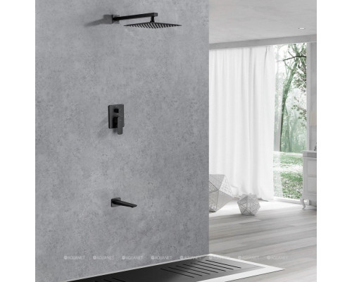 Смеситель для душа Allen Brau Infinity X2 5.21014-31 (с внутренней частью, 2 выхода) черный матовый