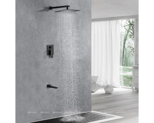 Смеситель для душа Allen Brau Infinity X2 5.21014-31 (с внутренней частью, 2 выхода) черный матовый