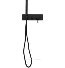 Смеситель для душа Allen Brau Priority 5.31009-31 (с внутренней частью, 2 хода) черный матовый