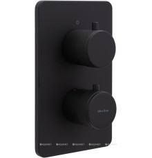 Смеситель для душа Allen Brau Priority 5.31113-31 (с внутренней частью, 1 выход) черный матовый