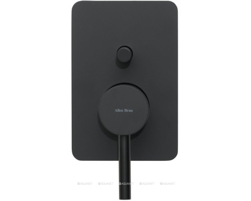 Смеситель для душа Allen Brau Priority X2 5.31011-31 (с внутренней частью, 2 выхода) черный матовый