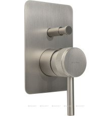 Смеситель для душа Allen Brau Priority X2 5.31011-BN (с внутренней частью, 2 выхода) никель браш