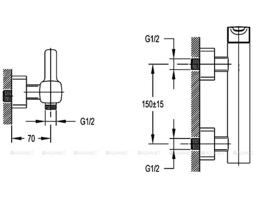 Смеситель для душа Cezares Tesoro D-01