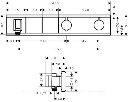 Смеситель для душа Hansgrohe RainSelect 15355400