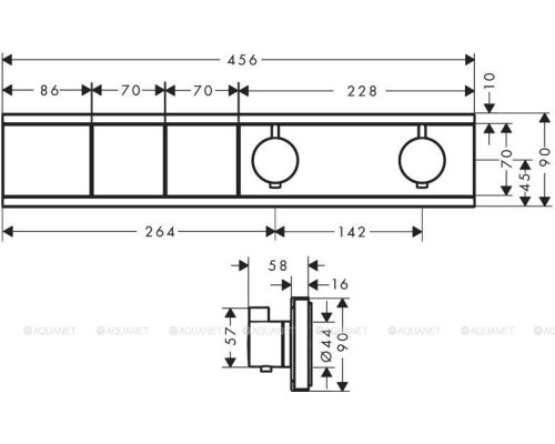 Смеситель для душа Hansgrohe RainSelect 15380670