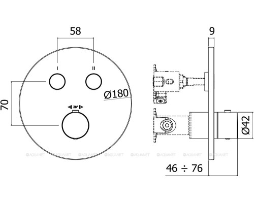 Смеситель для душа Paffoni Compact Box CPT018HGSP