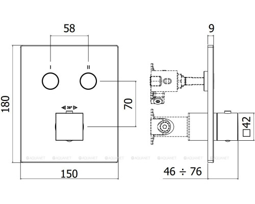 Смеситель для душа Paffoni Compact Box CPT518ST