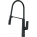 Смеситель для кухни Haiba HB73827-7 черный, гибкий
