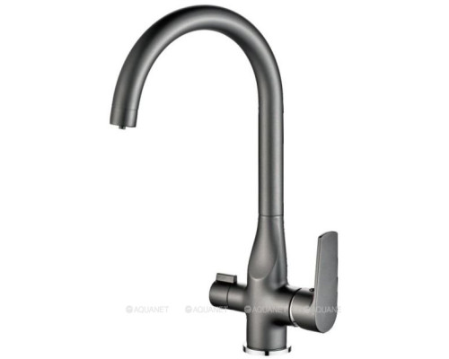 Смеситель для кухни Haiba HB76533-3, пепельный