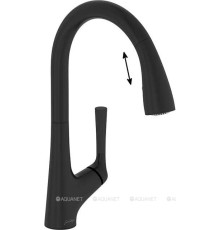 Смеситель для кухни Jacob Delafon E562-BL черный матовый