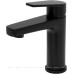 Смеситель для раковины Allen Brau Eclipse 5.E1001-31 (с донным клапаном) черный матовый