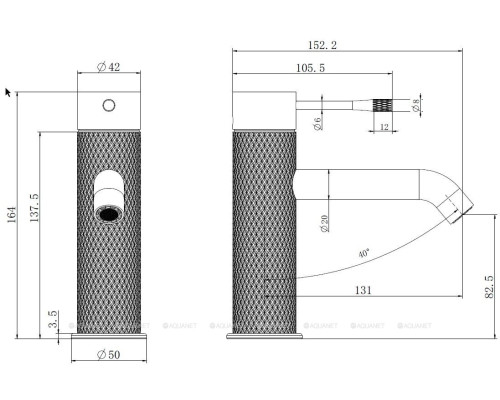 Смеситель для раковины Allen Brau Priority 4.0 5.31С01-BN никель браш