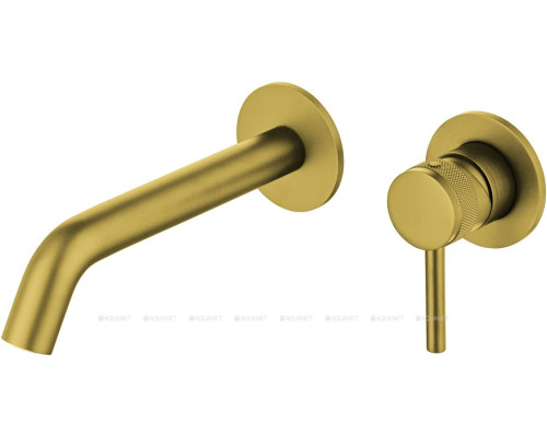 Смеситель для раковины Allen Brau Priority 5.31030-GB (с внутренней частью) золото браш