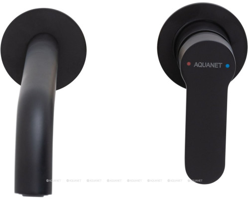 Смеситель для раковины Aquanet Passion черный матовый