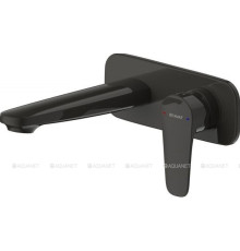 Смеситель для раковины Bravat Source P8173218BW-ENG черный (с внутренней частью)