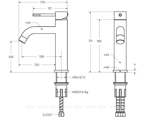 Смеситель для раковины Cezares Relax RELAX-LS1-01-W0 хром