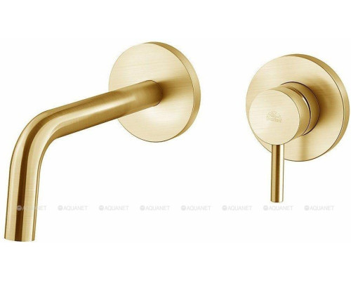 Смеситель для раковины Paffoni Light LIG105HGSP70 (с внутренней частью) золото медовое брашированное