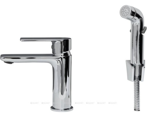 Смеситель для раковины с гигиеническим душем Haiba HB12505