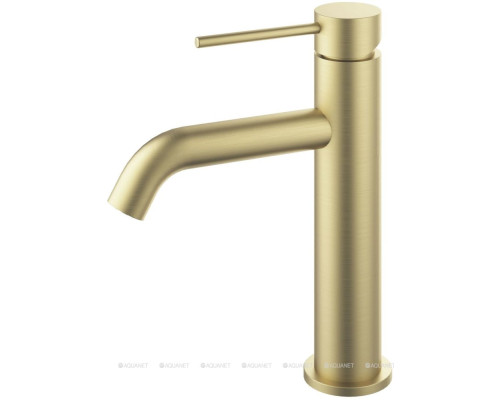 Смеситель для раковины Vincea City VBF-2C1BG брашированное золото