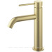 Смеситель для раковины Vincea City VBF-2C1BG брашированное золото