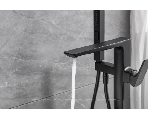 Смеситель для ванны Allen Brau Infinity 5.21009-31 (с внутренней частью) черный матовый