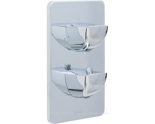 Смеситель для ванны Allen Brau Infinity 5.21216-00 (с внутренней частью, 2 выхода) хром