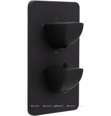 Смеситель для ванны Allen Brau Infinity 5.21316-31 (с внутренней частью, 3 выхода) черный матовый