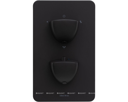 Смеситель для ванны Allen Brau Infinity 5.21316-31 (с внутренней частью, 3 выхода) черный матовый