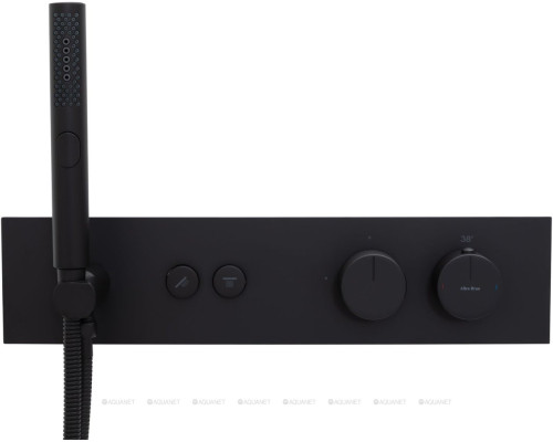 Смеситель для ванны Allen Brau Liberty 5.33010-31 (с внутренней частью, 2 хода) черный матовый