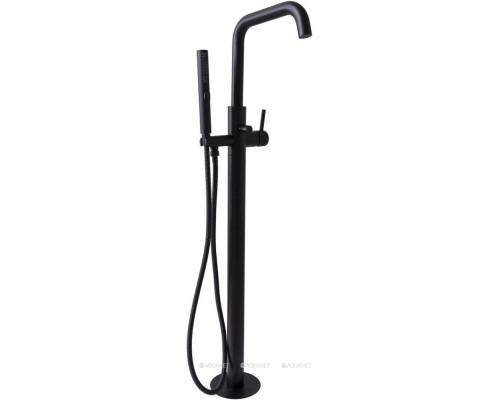 Смеситель для ванны Allen Brau Priority 5.31008-31 (с внутренней частью) черный матовый