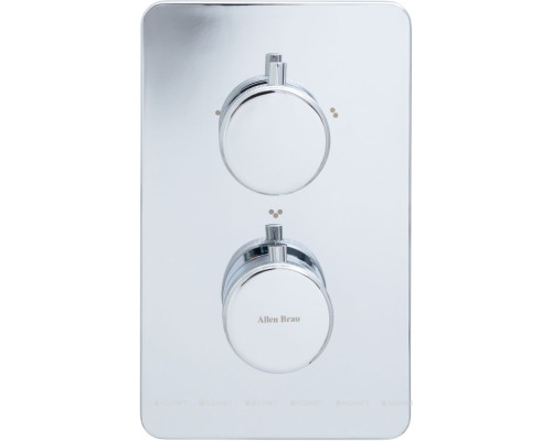 Смеситель для ванны Allen Brau Priority 5.31314-00 (с внутренней частью, 3 выхода) хром