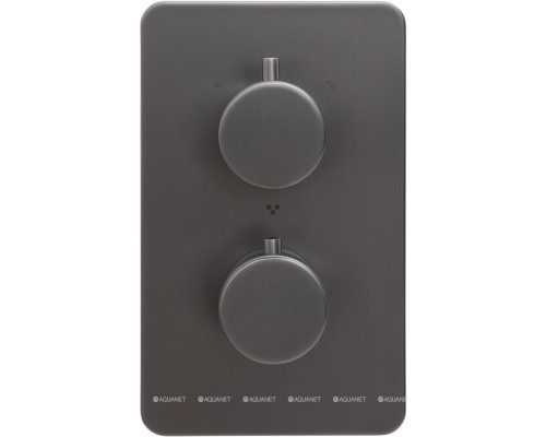 Смеситель для ванны Allen Brau Priority 5.31314-MG (с внутренней частью, 3 выхода) графит браш