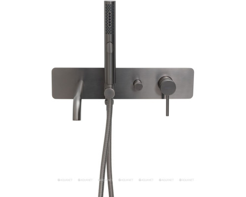 Смеситель для ванны Allen Brau Priority 5.31A05-MG (с внутренней частью) графит браш