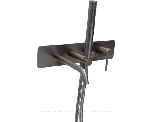 Смеситель для ванны Allen Brau Priority 5.31A05-MG (с внутренней частью) графит браш