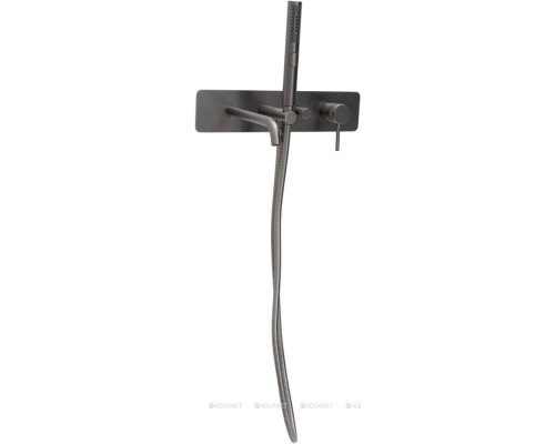 Смеситель для ванны Allen Brau Priority 5.31A05-MG (с внутренней частью) графит браш