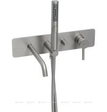 Смеситель для ванны Allen Brau Priority 5.31A06-BN (с внутренней частью) никель браш