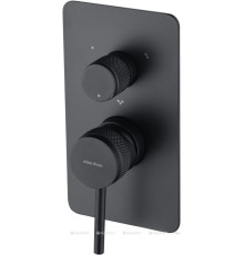 Смеситель для ванны Allen Brau Priority 5.31A11-31 (с внутренней частью, 3 выхода) черный матовый