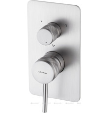 Смеситель для ванны Allen Brau Priority 5.31A11-BN (с внутренней частью, 3 выхода) никель