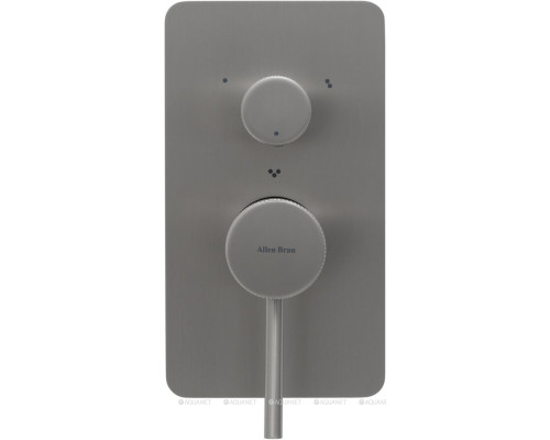 Смеситель для ванны Allen Brau Priority 5.31A11-BN (с внутренней частью, 3 выхода) никель