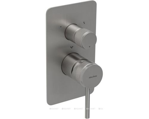 Смеситель для ванны Allen Brau Priority 5.31A11-BN (с внутренней частью, 3 выхода) никель