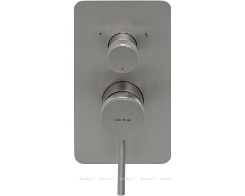 Смеситель для ванны Allen Brau Priority 5.31A11-BN (с внутренней частью, 3 выхода) никель