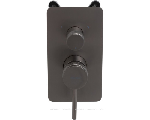 Смеситель для ванны Allen Brau Priority 5.31A11-MG (с внутренней частью, 3 выхода) графит браш