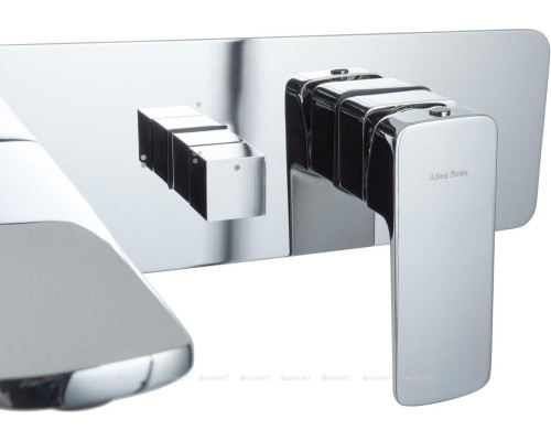 Смеситель для ванны с душем Allen Brau Infinity 5.21007-00 (с внутренней частью) хром