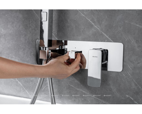 Смеситель для ванны с душем Allen Brau Infinity 5.21007-00 (с внутренней частью) хром