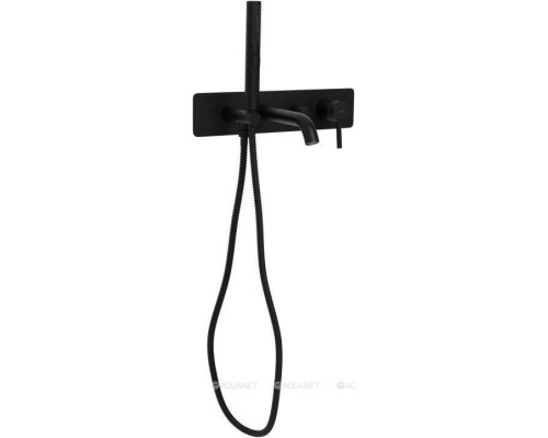 Смеситель для ванны с душем Allen Brau Priority 5.31006-31 (с внутренней частью) черный матовый