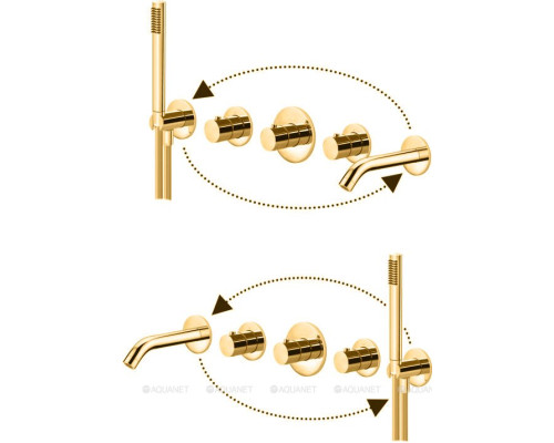 Смеситель для ванны с душем Paffoni Modular Box MDE001HGSP